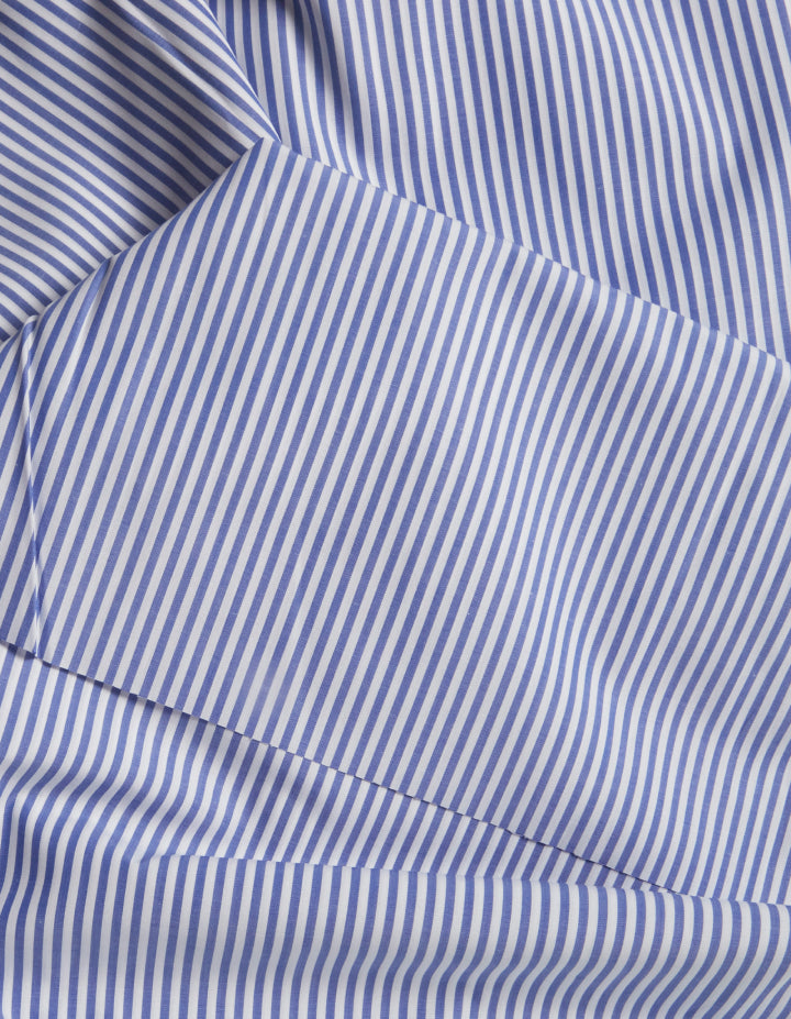 Indigo Striped Cotton (Sample Fabric)