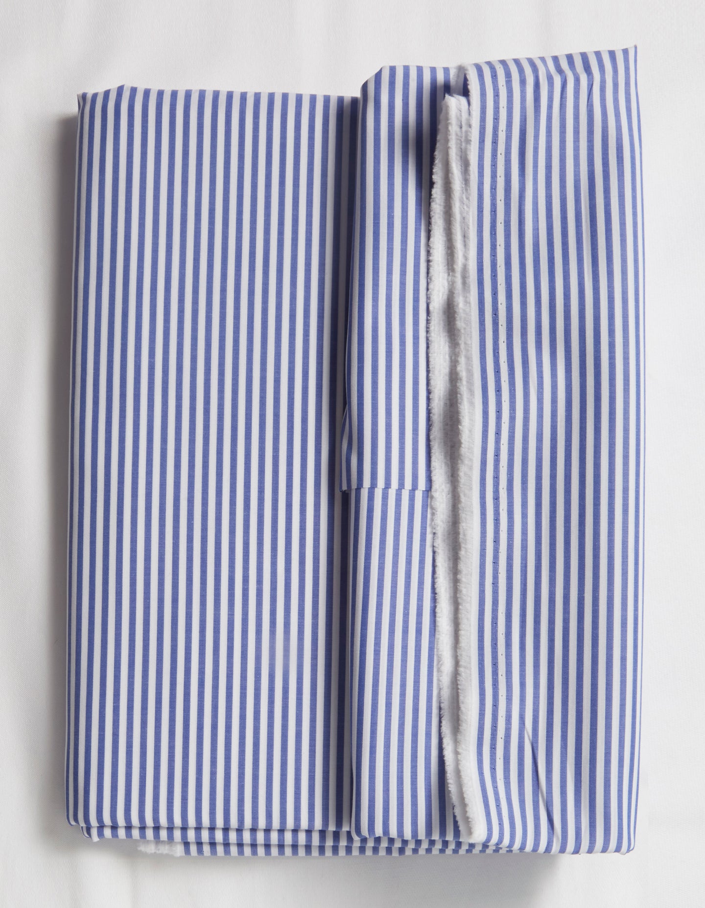 Indigo Striped Cotton (Sample Fabric)