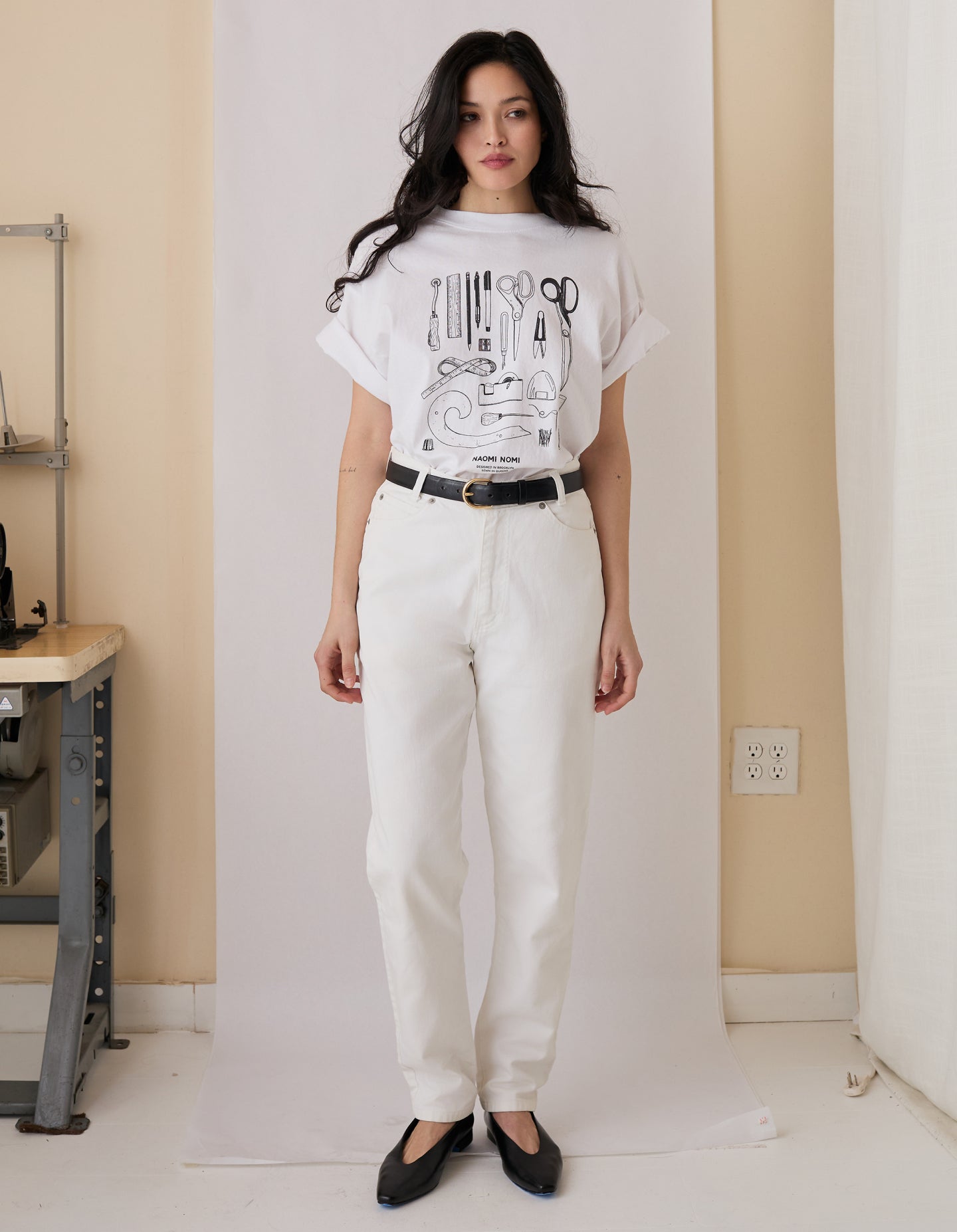 Vintage Chalk White Denim