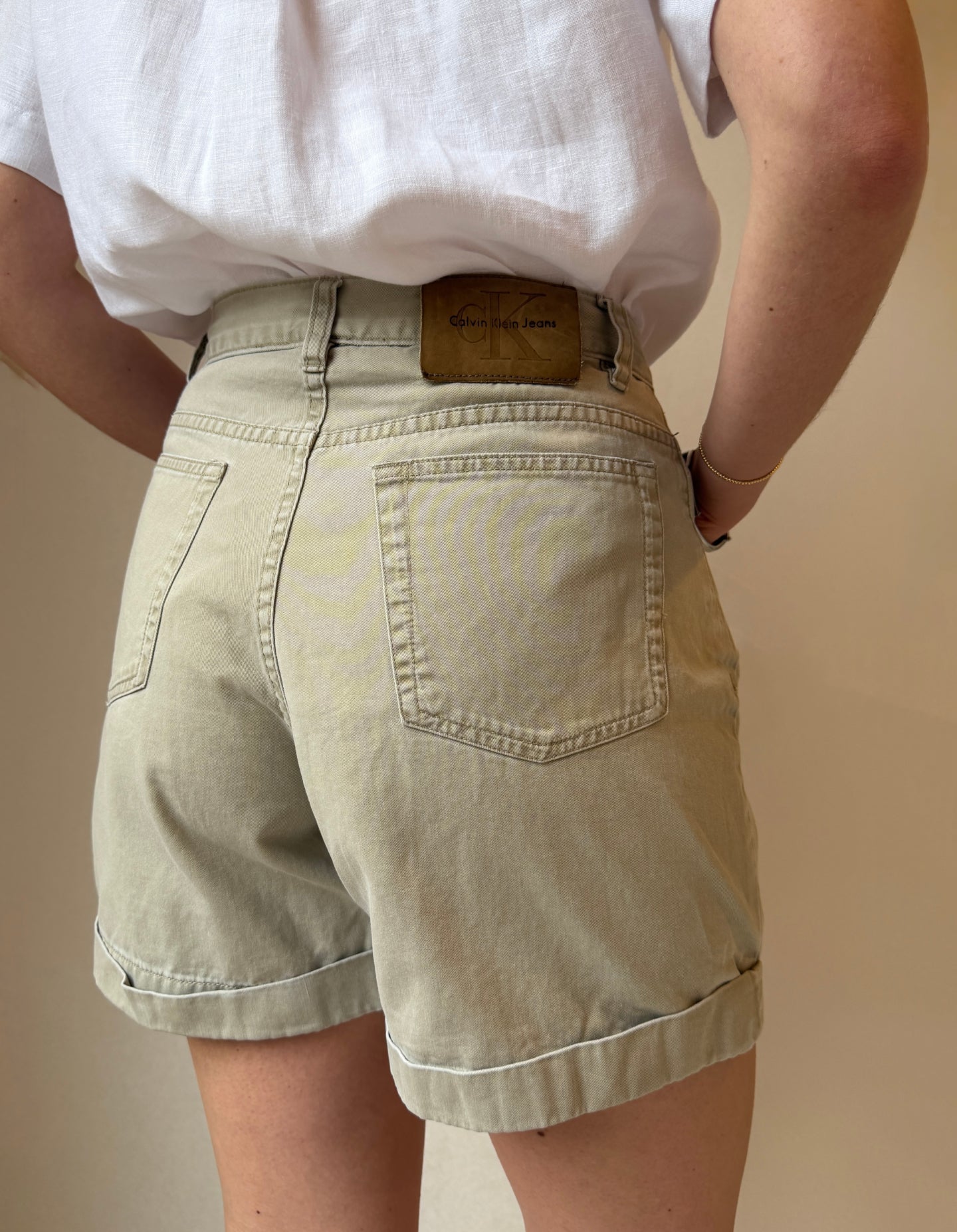 Vintage Khaki Chino Shorts