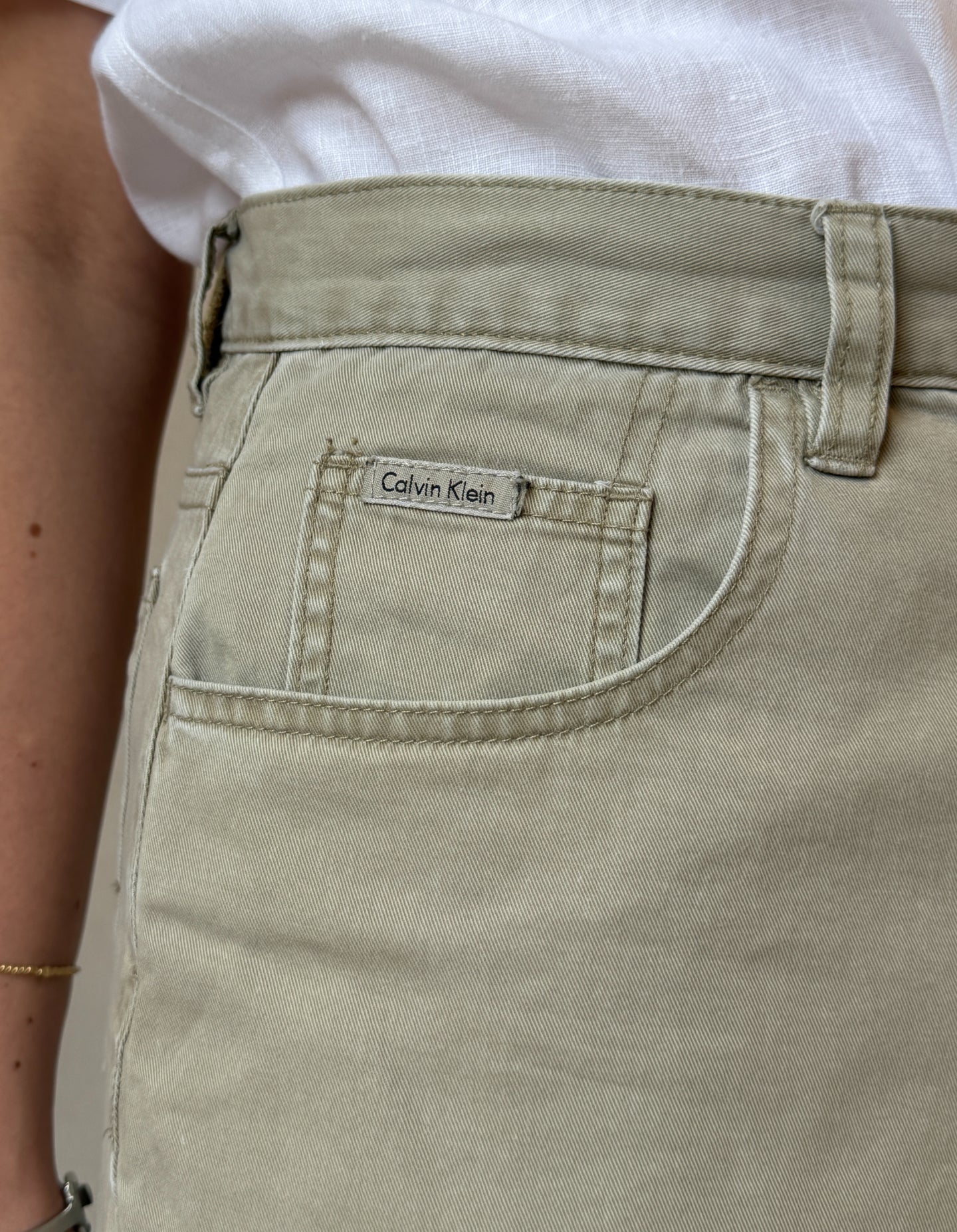 Vintage Khaki Chino Shorts