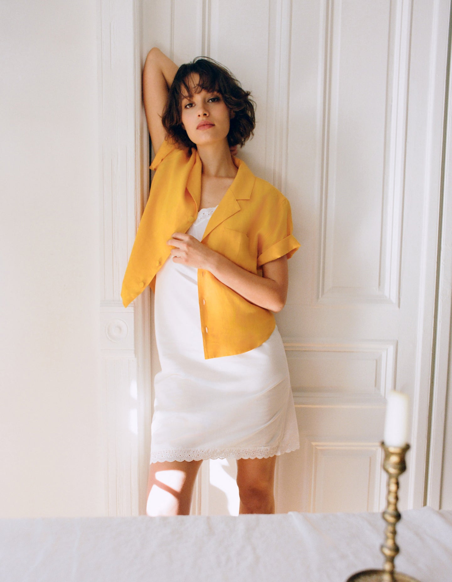 Vintage Cotton Eyelet Slip Dress