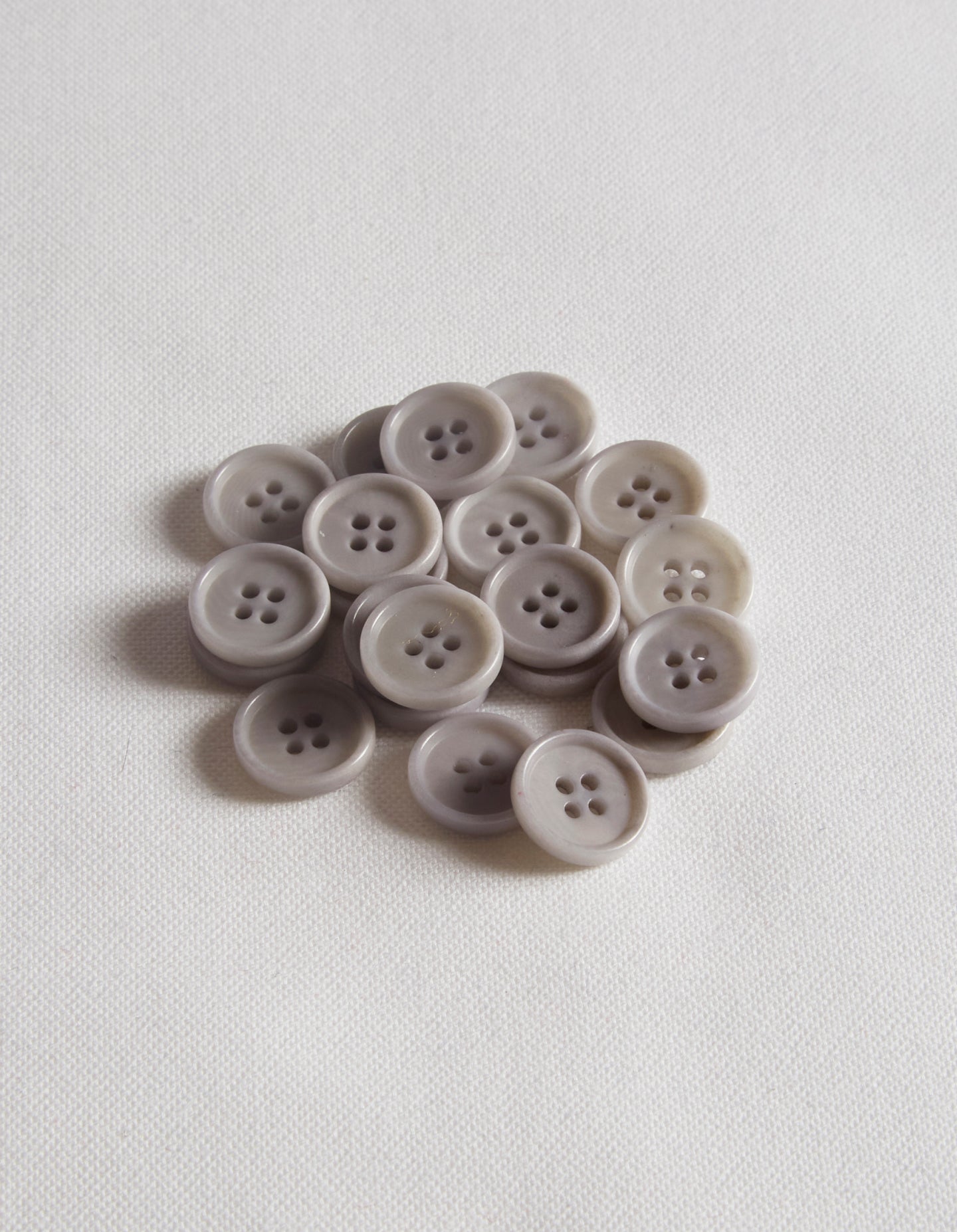 Silver Raised Rim Corozo (Buttons)