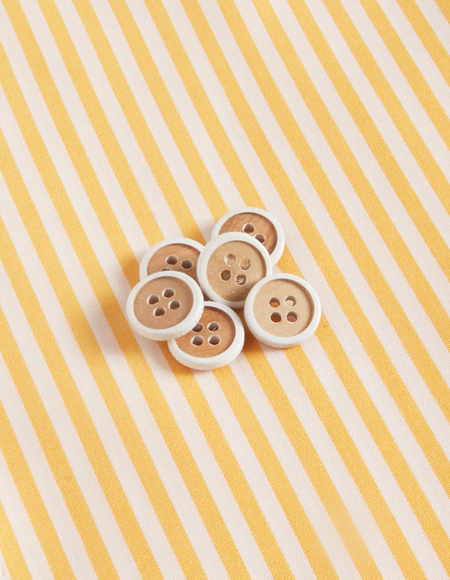 White Painted Olivewood (Buttons)