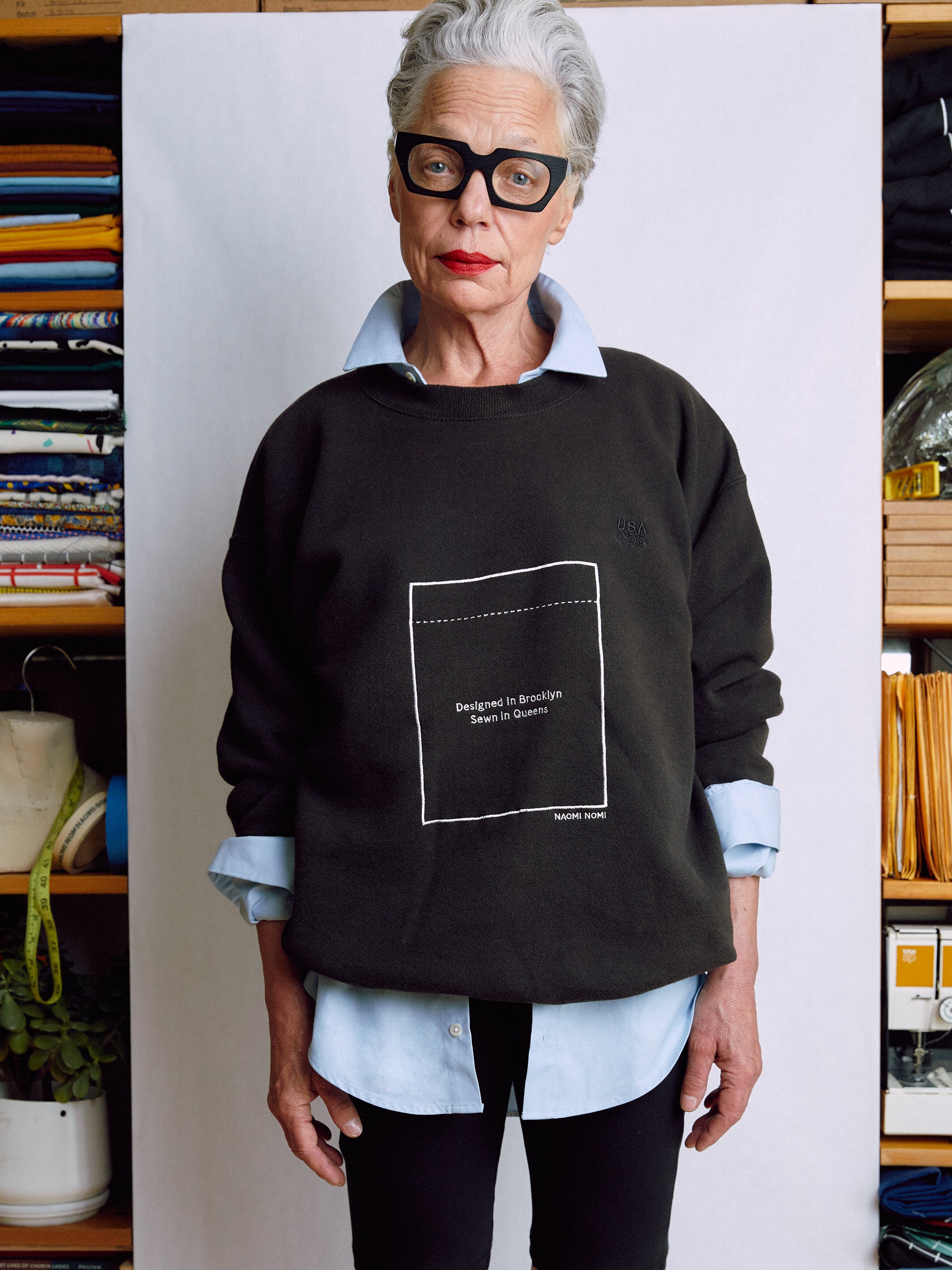 Naomi Crewneck（Supreme Naomi Photo Crewneck Pullover