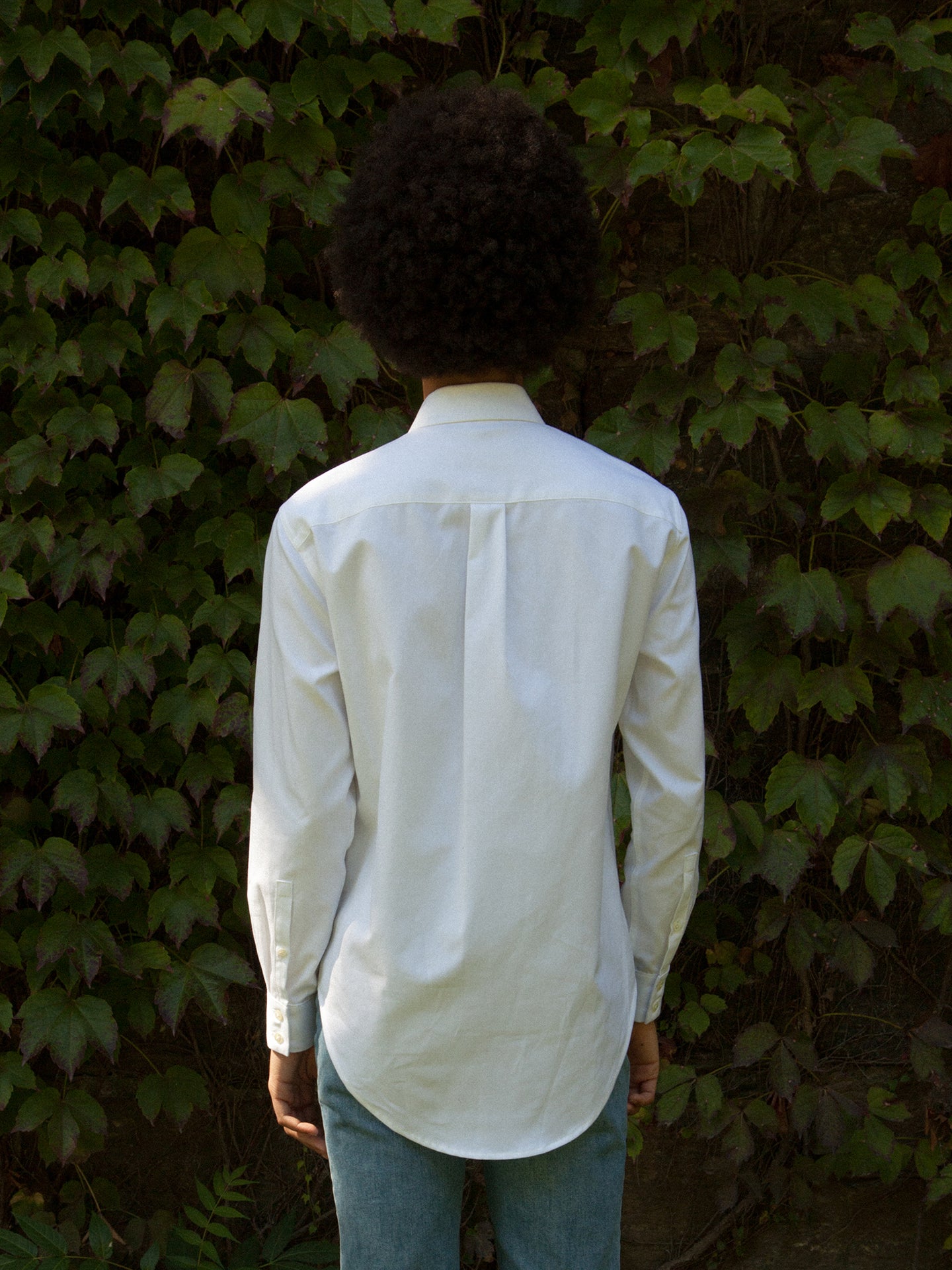The New Oxford Shirt in 'Crisp White' Japanese Cotton | NAOMI NOMI