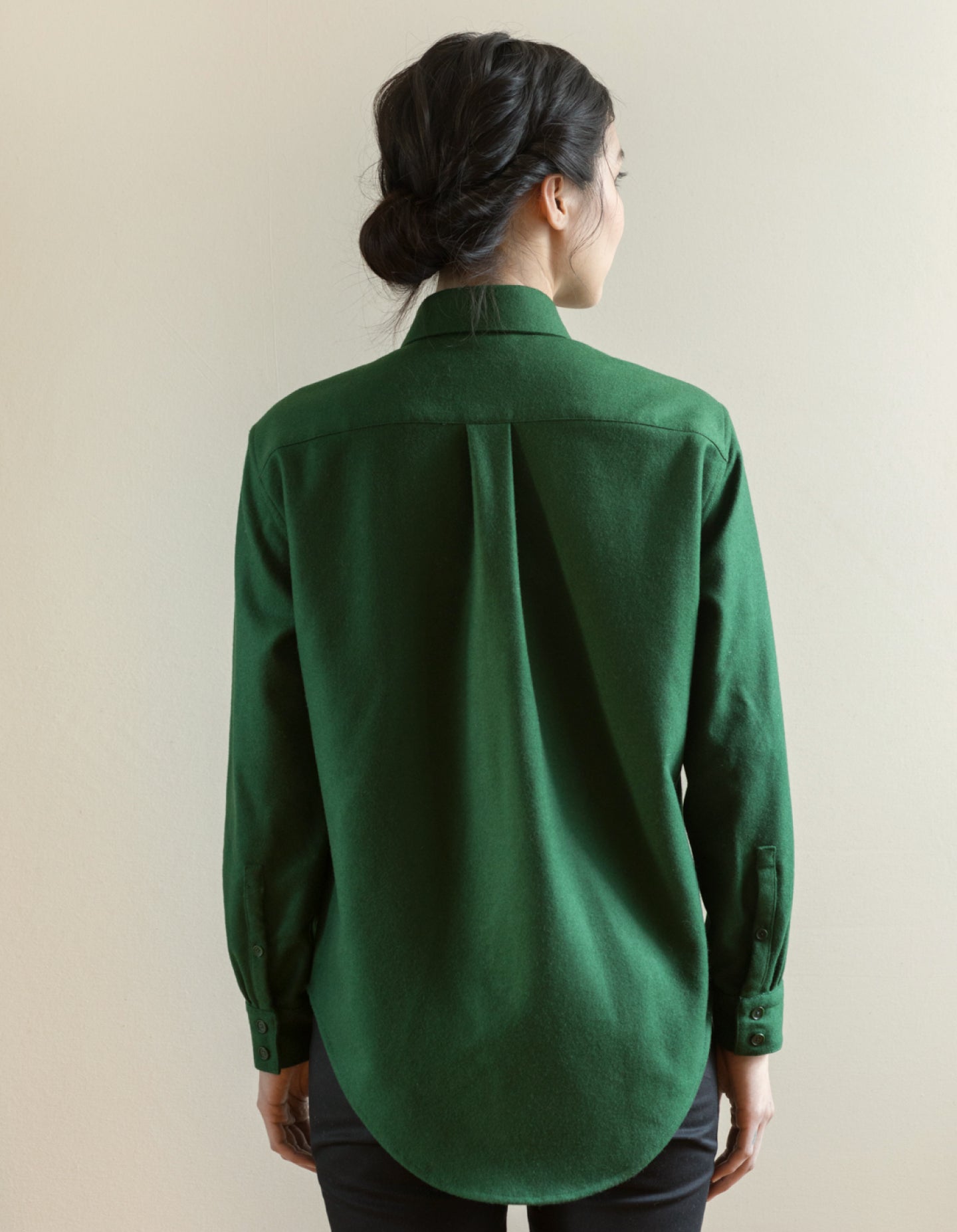 100% Merino Wool Jersey - Evergreen