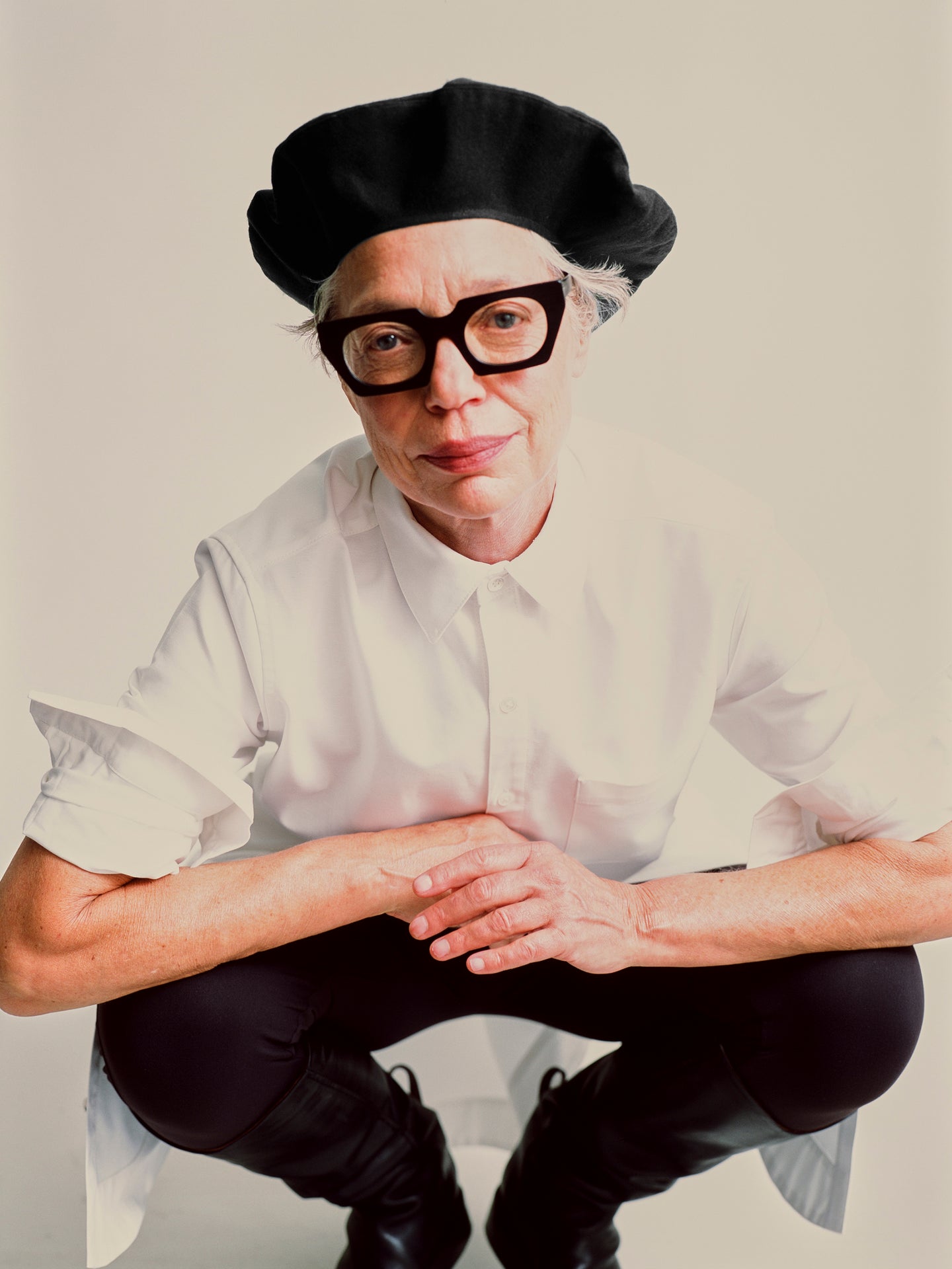 The Beret Hat in Black Merino Wool | NAOMI NOMI