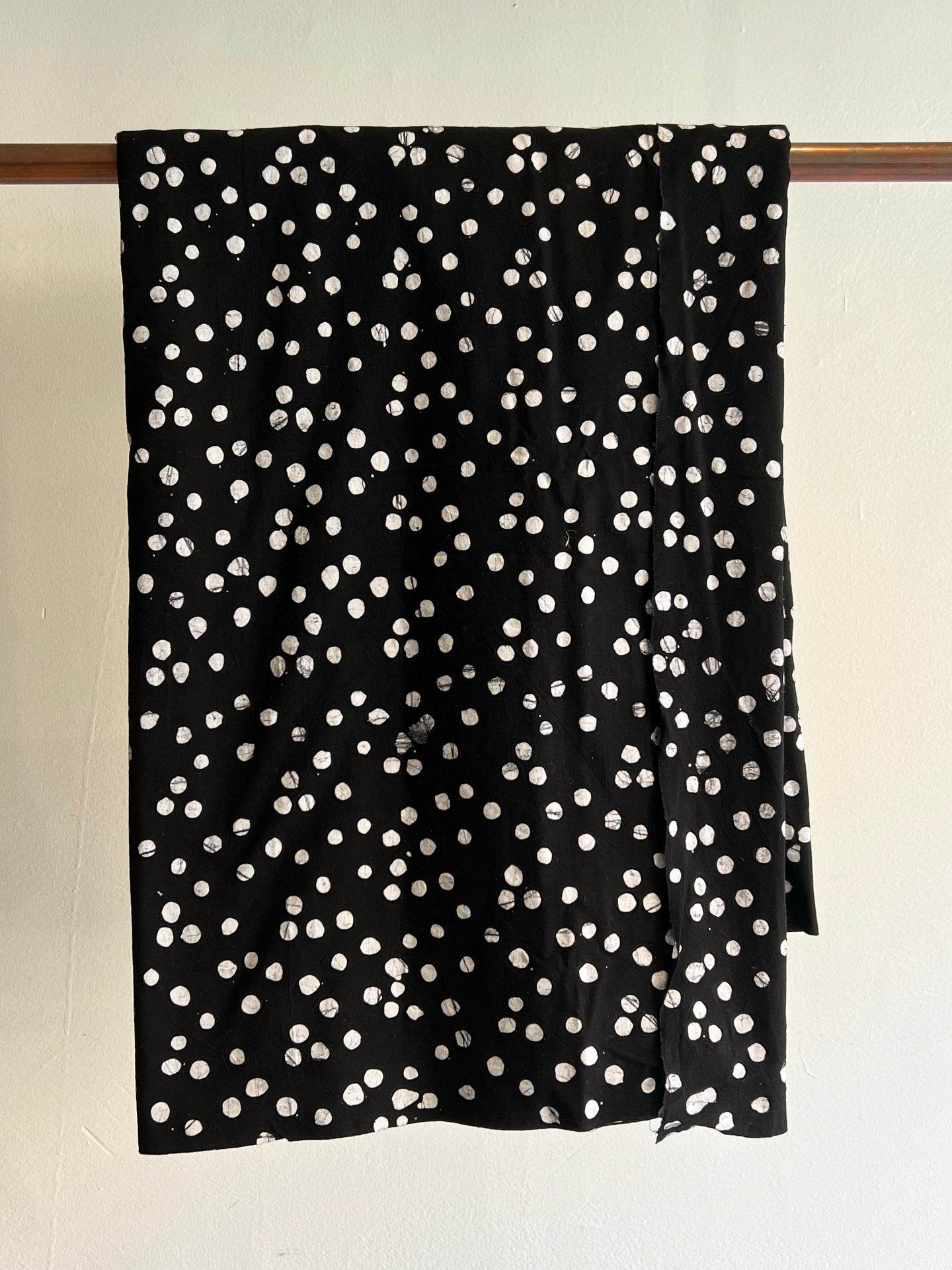 Sample Fabric: Reverse Dalmatian Batik Cotton